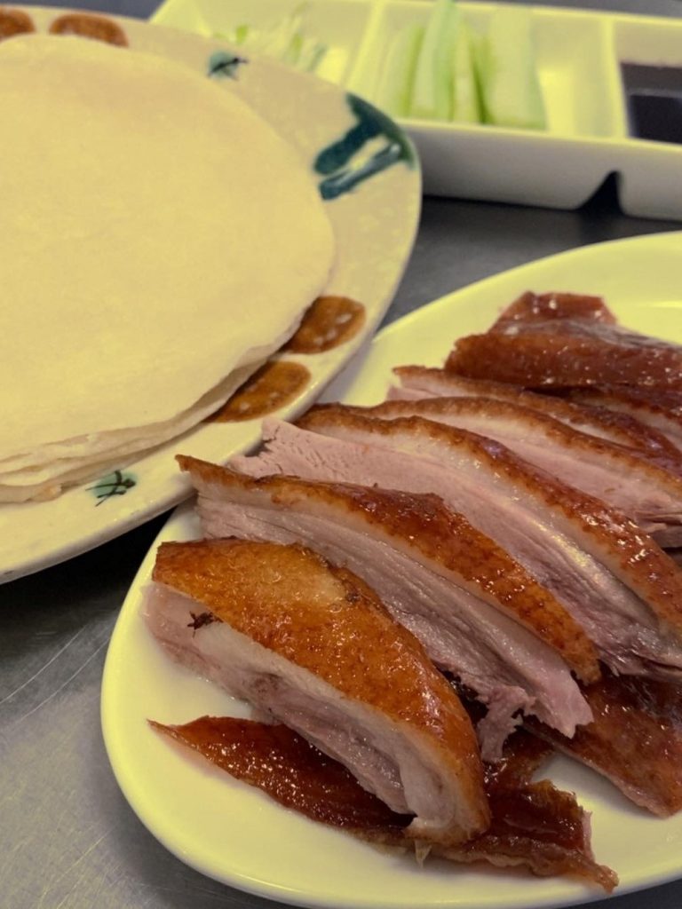 Peking Duck with Pancakes YBT Dumpling House Braddon